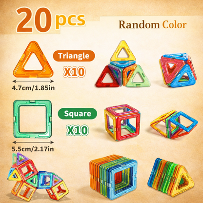 Magnetic Building Blocks – Creative STEM Learning Toy