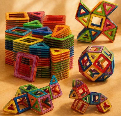 Magnetic Building Blocks – Creative STEM Learning Toy