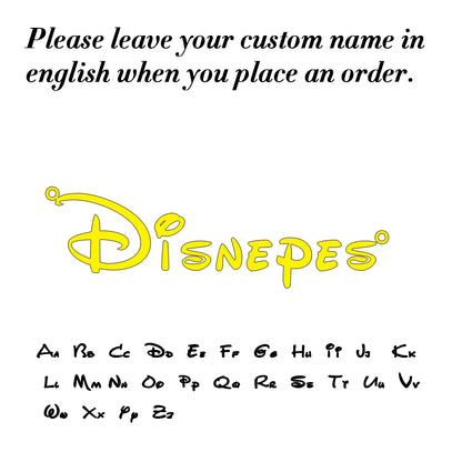 Personalized Cursive Name Necklace – Stainless Steel Pendant Chain