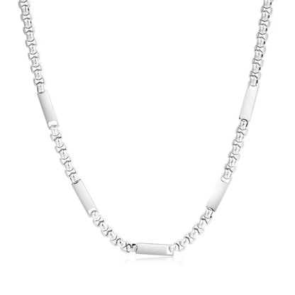 Personalized Name Bar Necklace for Men (1–5 Names)