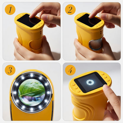 Wonder Quest 4K Microscope Magnifier with Light