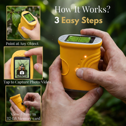 Wonder Quest 4K Microscope Magnifier with Light